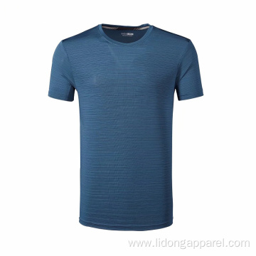 Summer Customize Solid Color Short Sleeve Mens T-shirt